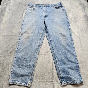 Carhartt B17 STW Jeans Men's 40x28 Relaxed Tapered Stonewash Blue Denim High Ris
